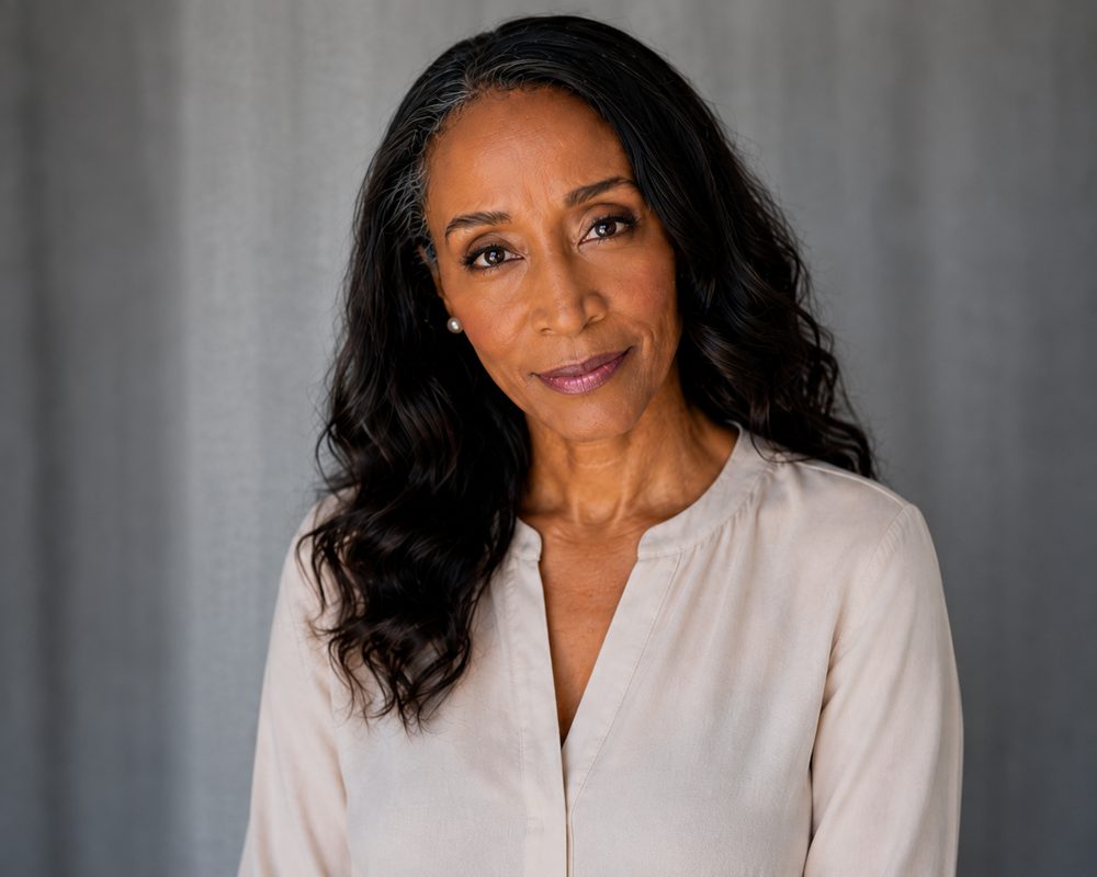 Headshot of Karen Michelle, voice over
